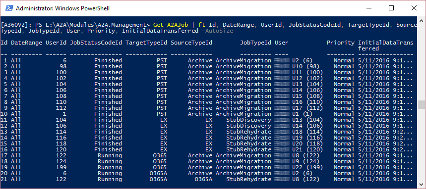 Powershell Email Archive Migration Script