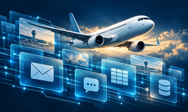 digital records for an airline