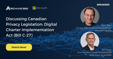 Discussing Canadian Privacy Legislation: Digital Charter Implementation Act [Bill C-27]