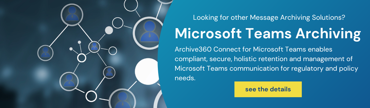 MS teams archiving