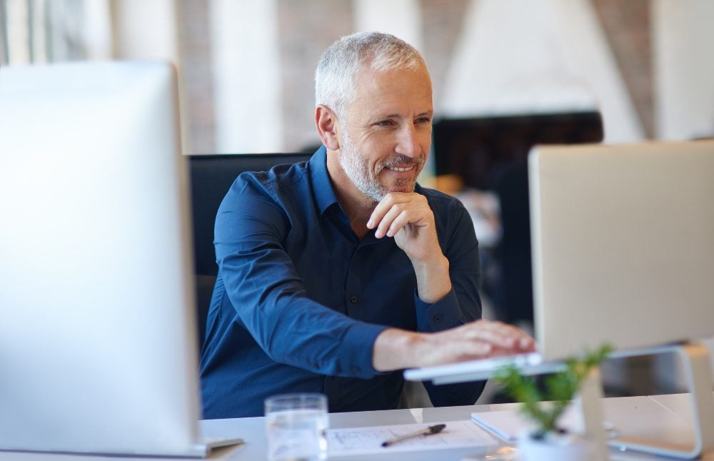 Man at the computer