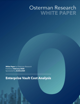 Osterman white paper enterprise vault cost analysis