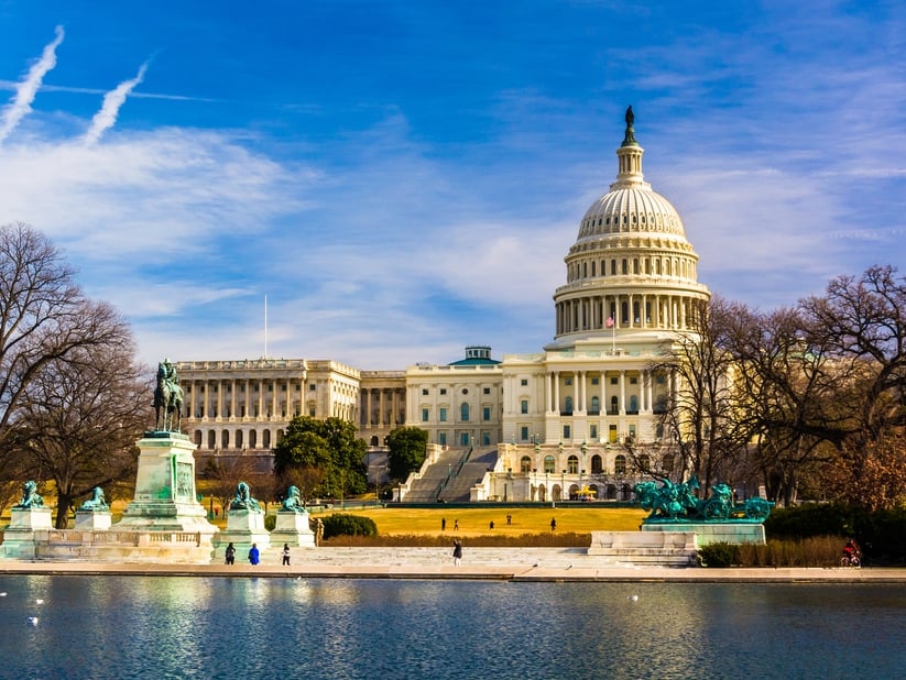 The Capitol and Reflecting Pool in Washington, DC. Fed2