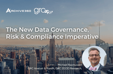The New Data Governance, Risk and compliance Imperative