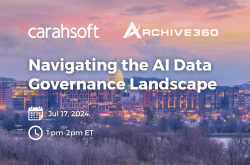 Webinar Carahsoft AI Data Governance 