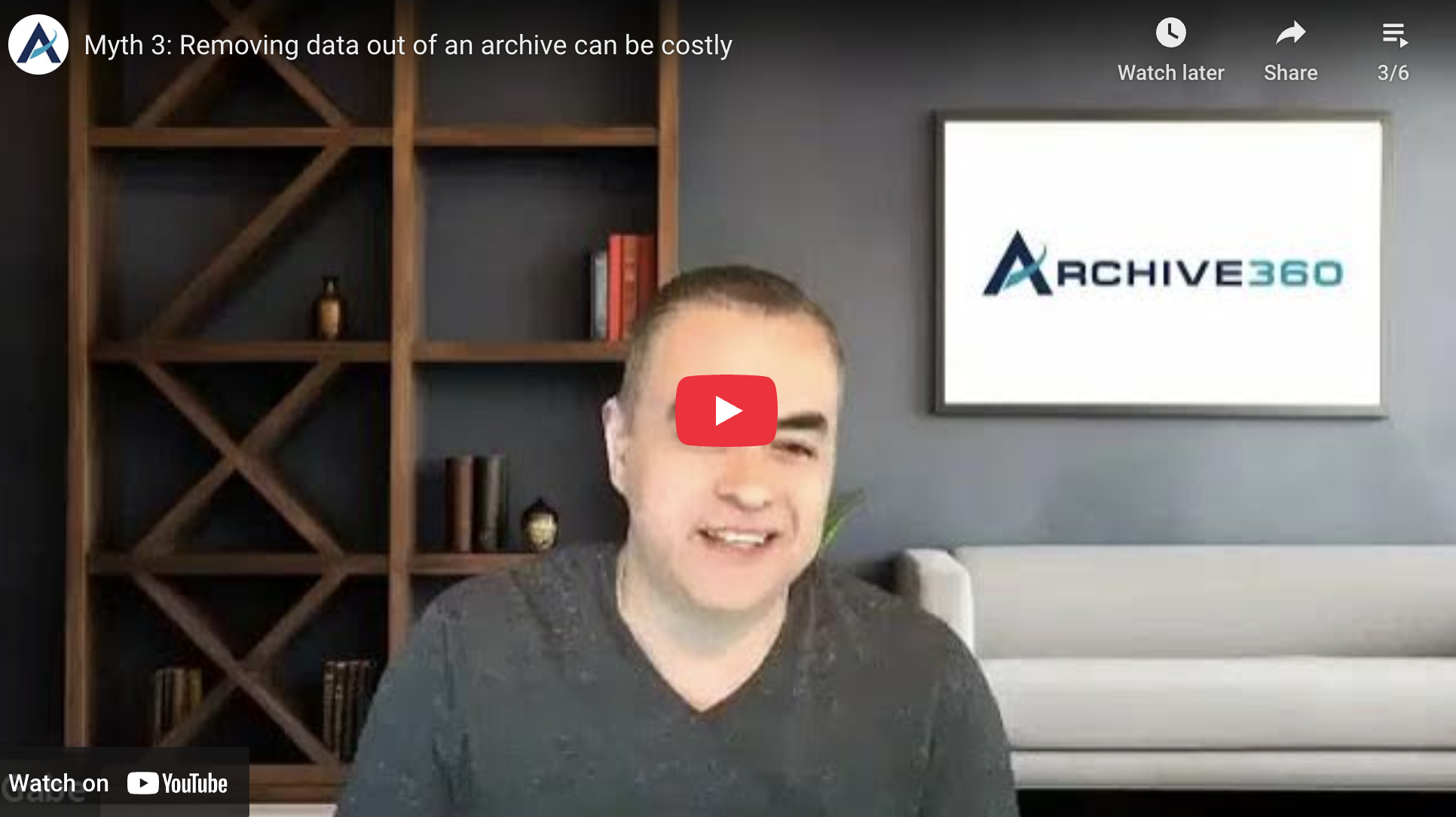 Myth 3: Removing data out of an archive can be costly