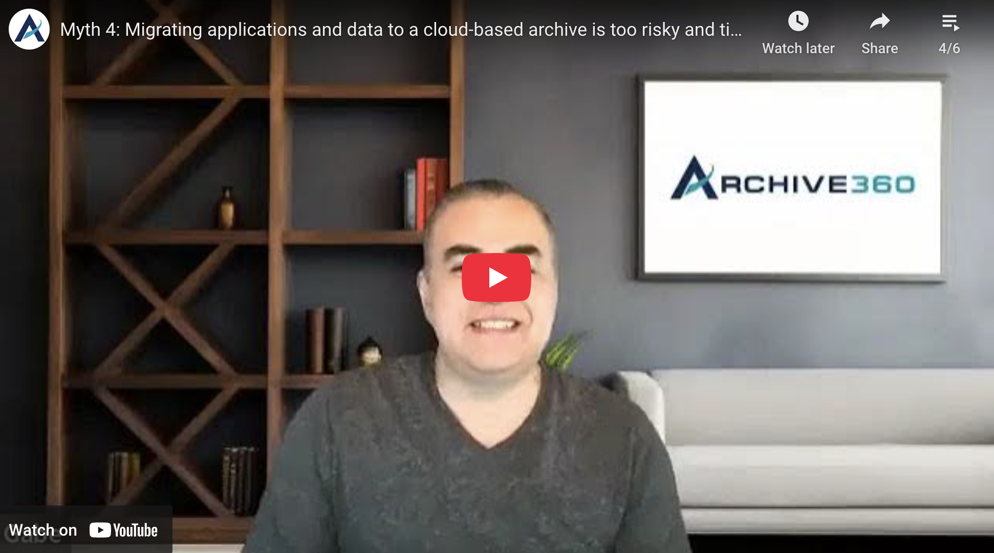 Myth 4: Migrating applications and data to a cloud-based archive is too risky and time-consuming