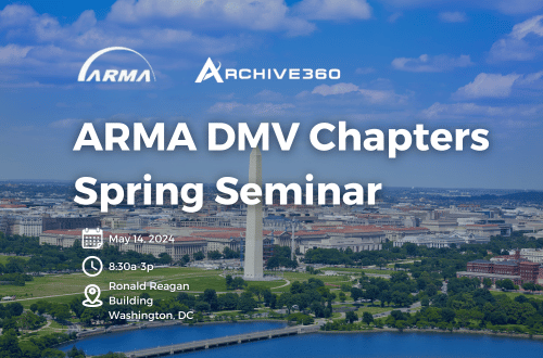 ARMA DMV Chapters Spring Seminar