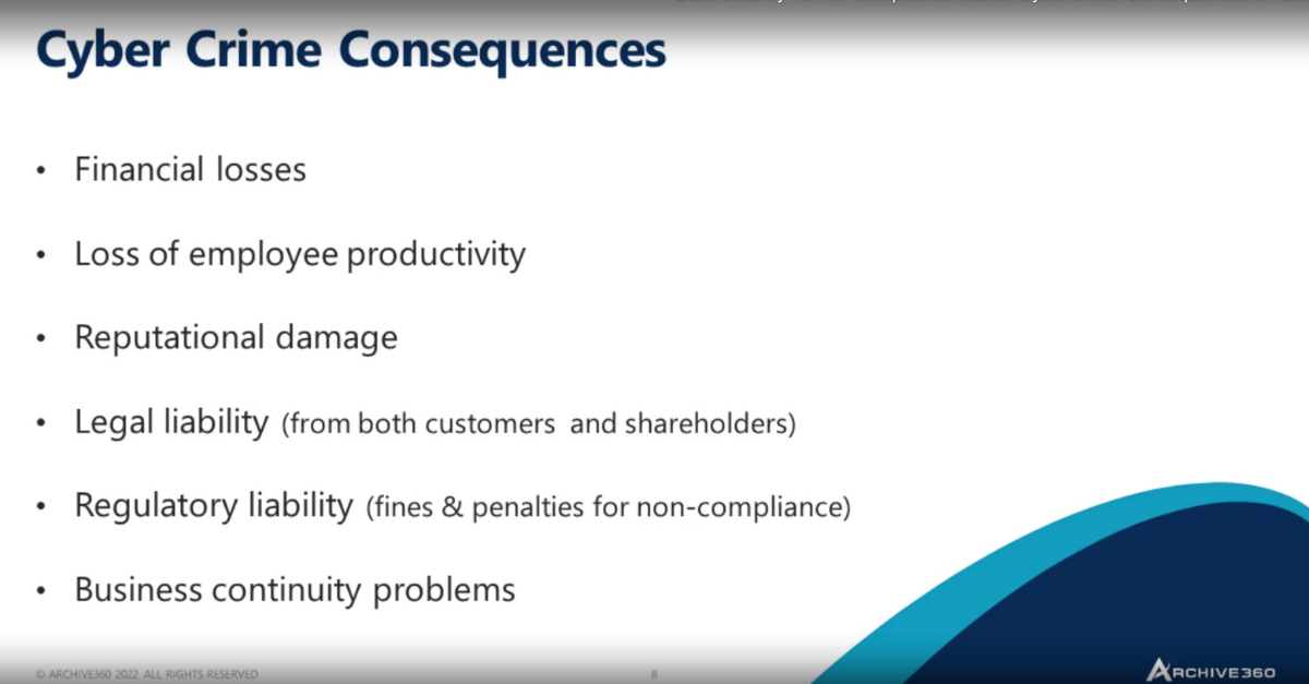 Data Security 101: Cyber Crime Consequences