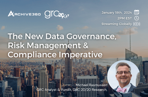Webinar | The New Data Governance, Risk and compliance Imperative