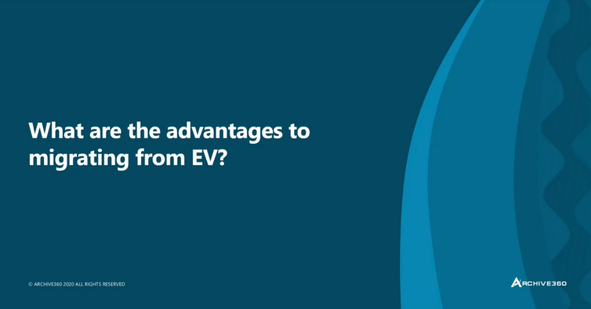 Enterprise Vault Migration Benefits