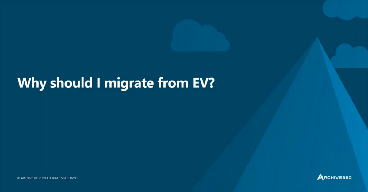 Why Migrate away from Enterprise Vault?